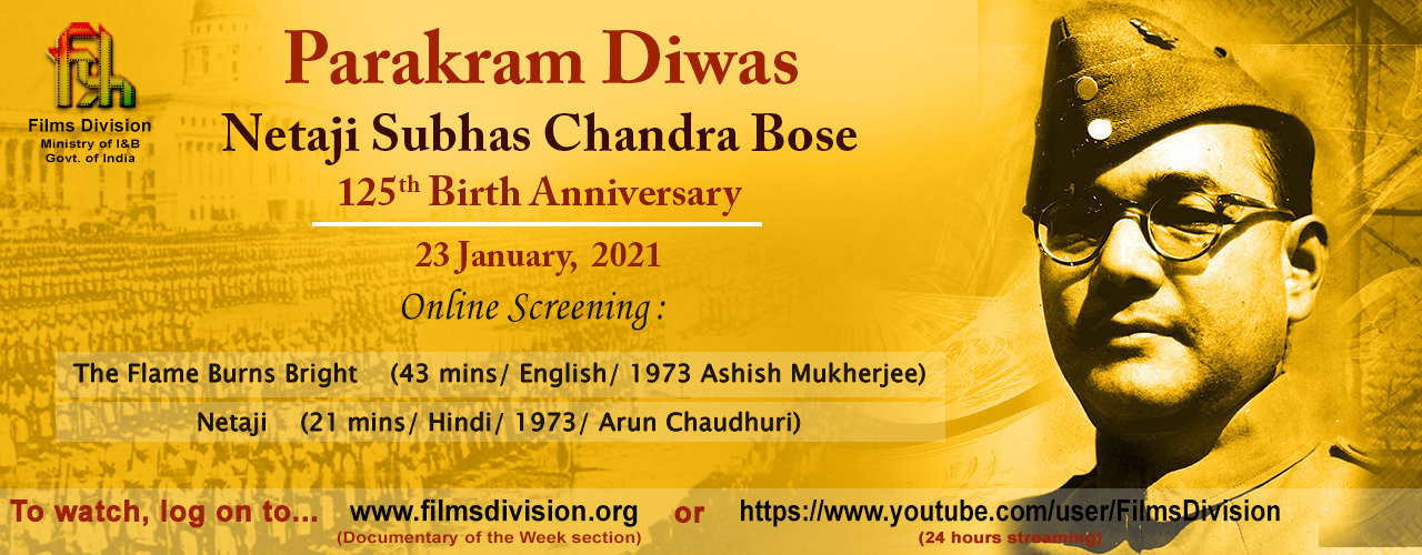 Films Division to stream films on Netaji Subhas Chandra Bose to mark year-long 125th Birth Anniversary celebrations