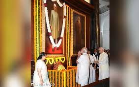 PM remembers former PM Shri Morarjibhai Desai