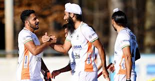 Indian men’s hockey team played out a 1-1 draw against Germany in the four-match tour of Europe.