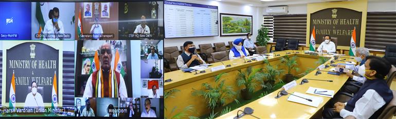 Dr Harsh Vardhan chairs 25th meeting of Group of Ministers (GOM) on COVID-19