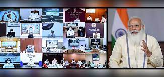 PM Interacts with State and District Officials on the COVID-19 situation