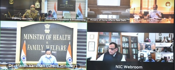 Dr Harsh Vardhan chairs 29th meeting of Group of Ministers (GOM) on COVID-19
