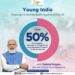 Today PM lauds first dose vaccination of over 50% of youngsters between 15-18 age group