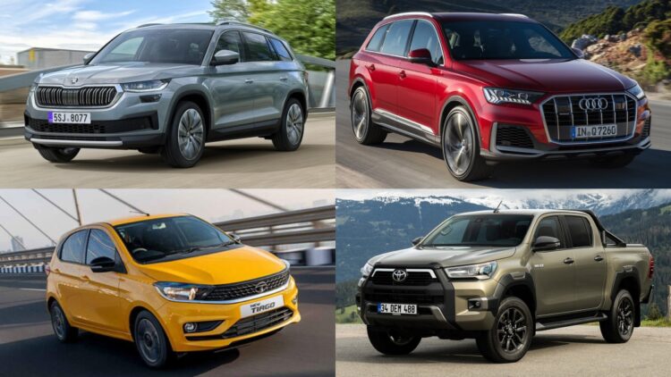 Cars launching in India by March 2022