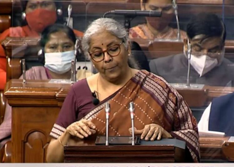 Budget 2022-Finance Minister says India’s Economic Growth Estimated To Be 9.2%