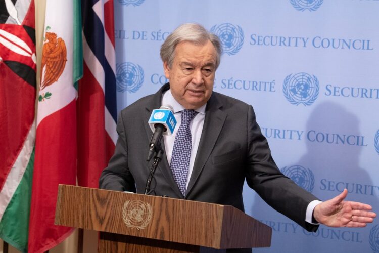 UN Chief Calls For Diplomacy To Defuse Russia-Ukraine Tensions