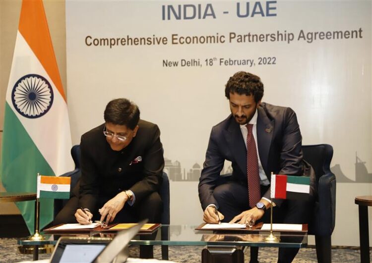 India and UAE sign the historic CEPA aimed at boosting goods trade to US$ 100 billion over next five years