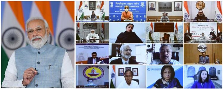 PM addresses a webinar on positive impact of Union Budget 2022 on the education and skill sector
