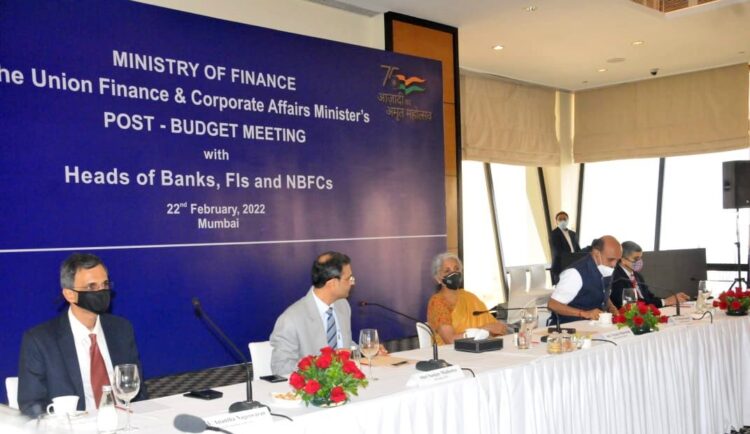 Finance Minister Nirmala Sitharaman chairs post-Budget meeting with heads of Banks, NBFCs and Financial Institutions