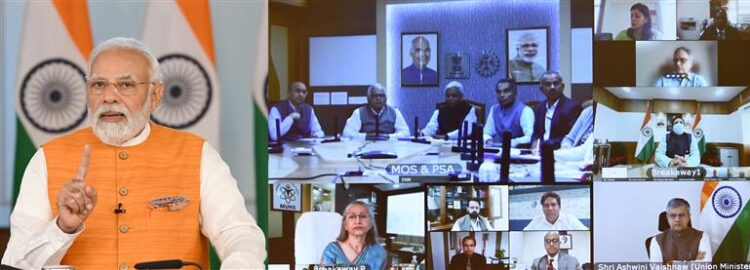 PM addresses webinar on 'Technology Enabled Development