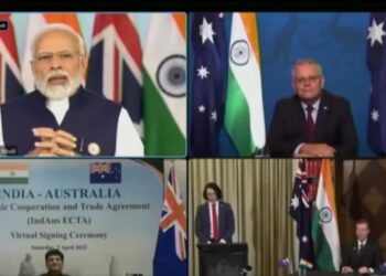 PM witnesses signing of The India-Australia Economic Cooperation and Trade Agreement-“IndAus ECTA”