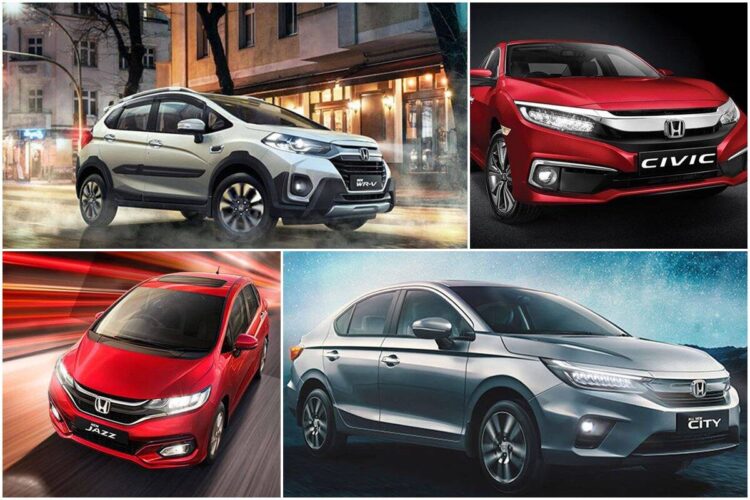 Honda Cars announces discounts on Jazz, City, Amaze and WR-V for April