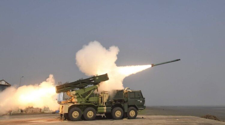 Pinaka Mk-I (Enhanced) Rocket System and Pinaka Area Denial Munition Rocket Systems successfully flight-tested by DRDO & Indian Army