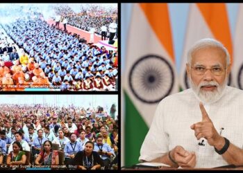 PM dedicates to the nation K. K. Patel Super Speciality Hospital in Bhuj