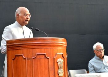 India has had a widespread tradition of ‘vaad-vivaad’ and ‘samvaad’. Today, we need to reconnect with that heritage, said the President of India, Shri Ram Nath Kovind. He was speaking on the occasion of the Diamond Jubilee celebrations of India International Centre (IIC) in New Delhi today (April 18, 2022). The President said that India’s ancient philosophy, called ‘darshan’, is often acknowledged to be far more subtle and robust than the best of philosophical works produced elsewhere. He noted that the people, especially the youth, are keen to learn more – not only in terms of facts but also in terms of tools of critical thinking necessary to arrive at truth. The President said that when the idea of the IIC was conceived in 1958 as an international platform for exchange of views, the world was coping with issues concerning a fair and stable international order and legacy-burdens of two world wars. The process of de-colonisation was underway in Asia and Africa, with new aspirations influencing the emerging international order. As the contemporary world is going through a phase of transition, forums like the IIC become all the more relevant. The President said that the founding of this institution was done by women and men with a vision of India’s future and its role in a world of international cooperation. The IIC stands for a vision of India as a vibrant democracy where it is possible to initiate dialogue in an atmosphere of amity and understanding, with national and international participation. The founders of this institution had the foresight to see what could unfold in the years to come, and how the IIC could be a part of developments in a new nation and also contribute to debates globally. Such debates have kept pace with time. Since its beginning in the early 1960s, programmes at the Centre have reflected global and national concerns and continue to create awareness and influence public opinion on relevant issues. Through its close contacts with prominent academic and cultural institutions within and outside India, and through its networking with diplomatic missions in the capital, the IIC draws scholars, thinkers and professionals from India and abroad. Noting that during its Diamond Jubilee year, IIC has chosen to especially focus on programmes related to women and gender, the President said that as we celebrate the 75th anniversary of our independence with ‘Azadi ka Amrit Mahotsav’, let us also highlight the significant achievements of women and the several legal and social initiatives that seek to bring about change. He said that there are several examples of Indian women who, before and after independence, have shattered many glass ceilings. Let us not forget the fearless women scientists of the Mars Orbiter Mission. Women were among the leading Corona Warriors who demonstrated extraordinary resilience and provided healing touch to save fellow citizens, often risking their own lives. The President said that women’s participation in the unorganised sector of our economy is very high. The formal economy needs to do much more to empower women-workforce. Women should be encouraged to participate more in what is known as ‘STEMM’, that is, Science, Technology, Engineering, Mathematics and Management. National and global economies stand to benefit from their talent and their creative ways of responding to challenges. The President said that the United Nations Sustainable Development Goal-5 seeks to achieve gender equality and empower all women and girls. We need to eliminate structures of violence and exclusion that block women’s progress and to open all avenues for them so that they realise their potential in diverse fields. The President said that in the Diamond Jubilee year of the IIC, he wished there were hundreds of IICs across India, in several states and small towns, setting high standards of debate and discussion. Just as the IIC has not remained an ivory tower, the new centres too would be engaged in the task of making the world a better place through the use of reason. Please click here to see the President's address