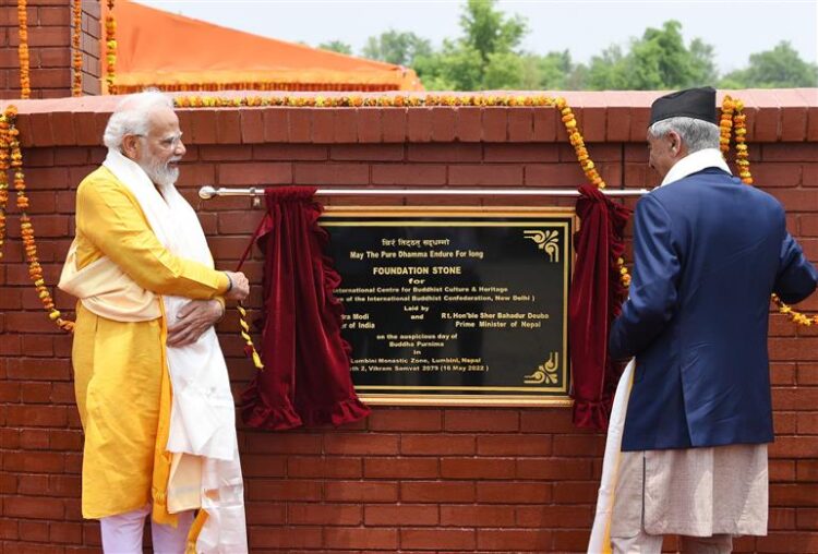 Shilanyaas of India International Centre for Buddhist Culture and Heritage in Lumbini, Nepal