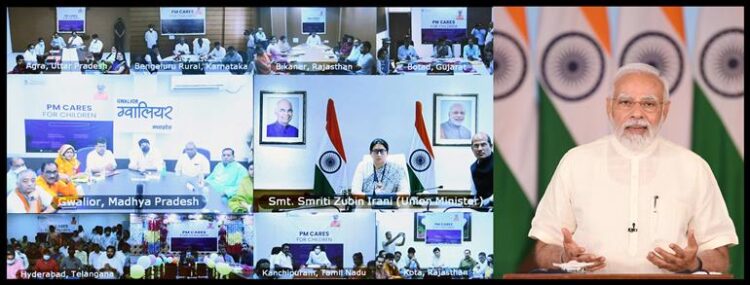 PM releases benefits under PM CARES for Children Scheme