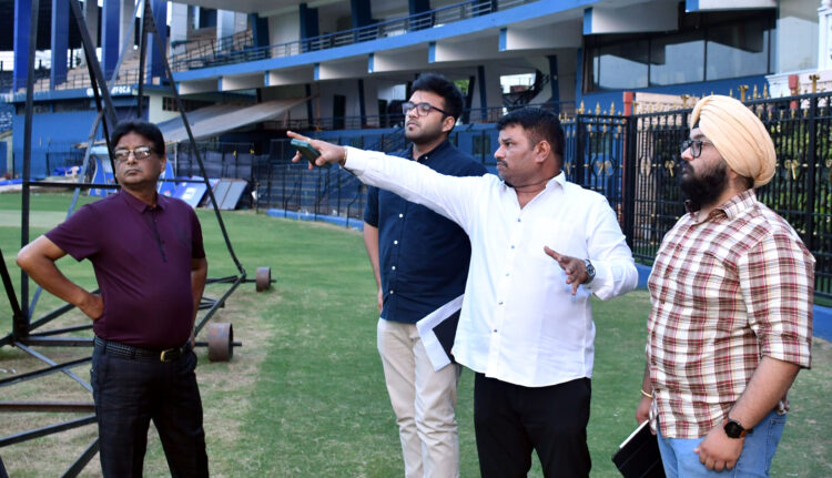 OCA-Populous Delegates visit Barabati Stadium, Cuttack
