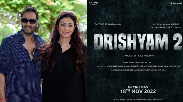 ‘Drishyam 2’ starring Ajay Devgn, Akshaye Khanna, Tabu set to release in 18th November