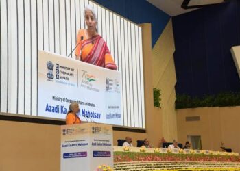Smt. Nirmala Sitharaman inaugurates Iconic Week of Ministry of Corporate Affairs during Azadi Ka Amrit Mahotsav celebrations in New Delhi