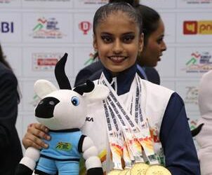 After sweeping 5 gold in rhythmic gymnastics, Maha’s Sanyukta sets her eyes on Paris Olympics