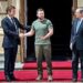 European leaders visit Ukraine, Leaders pledge arms and EU path