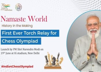 PM launches historic torch relay for 44th Chess Olympiad