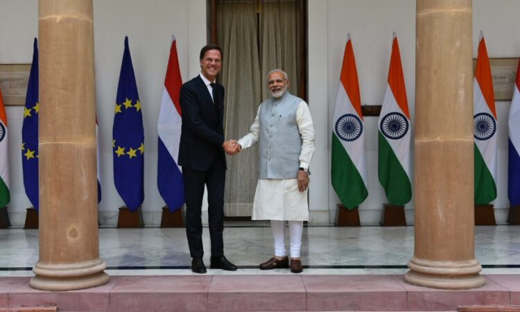 Prime Minister Shri Narendra Modi and H.E. Mr. Mark Rutte, Prime Minister of the Netherlands