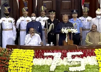 Outgoing President Ram Nath Kovind Farewell ceremony held in Parliament