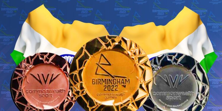 India clinches 14 medals including 4 Gold, 3 Silver and 7 Bronze on the day 9 of Commonwealth Games 2022