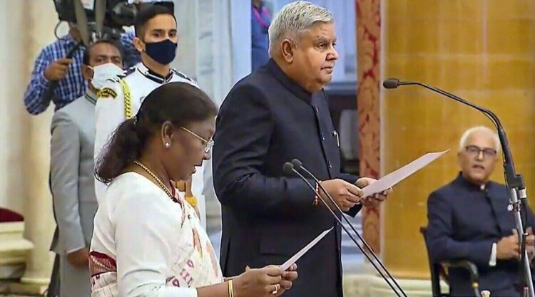 Jagdeep Dhankhar takes Oath as 14th Vice President of India