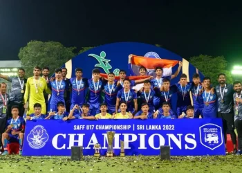 India football team Thrash Nepal 4-0 To Lift SAFF U-17 Championship Title