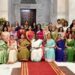Faculty and course members of 62nd NDC course call on the President