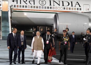 PM Modi Arrives In Samarkand For SCO Meet, Received By Uzbek Counterpart