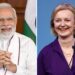 Modi calls Truss, leaders discuss ties