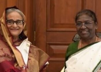 Sheikh Hasina India Visit: Bangladesh PM meets President Droupadi Murmu, V-P Jagdeep Dhankhar