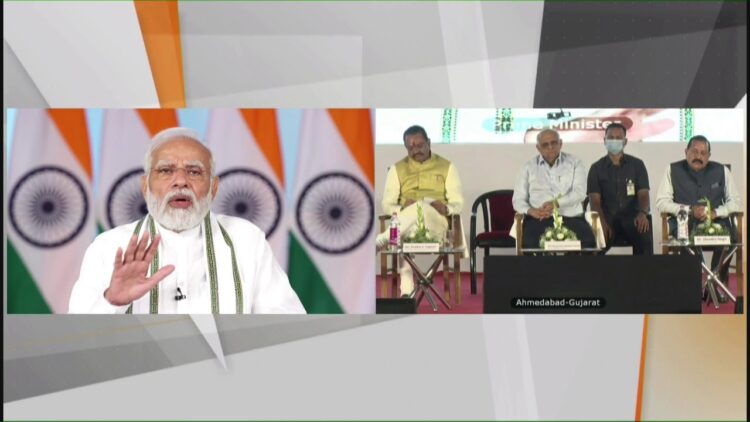 PM inaugurates ‘Centre-State Science Conclave’ in Ahmedabad via video conferencing