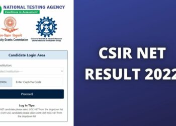 CSIR UGC-NET 2022 result declared at csirnet.nta.nic.in