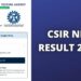 CSIR UGC-NET 2022 result declared at csirnet.nta.nic.in