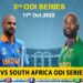 India vs South Africa 3rd ODI: When and Where to watch IND vs SA live on Tv and online