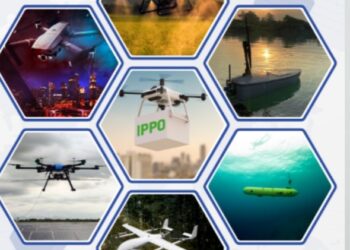 The made-in-India drone "Droni" unveiled by MS Dhoni