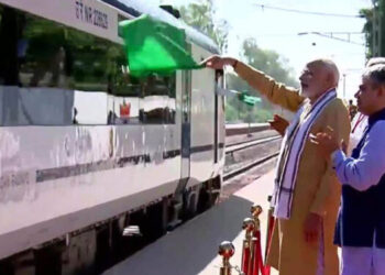 PM flags off Vande Bharat Express from Una in Himachal Pradesh to New Delhi