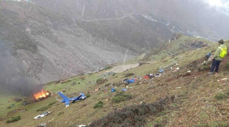 Kedarnath helicopter crash: Pilot Among 7 dead