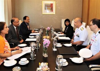 Defence Secretary holds bilateral meetings with delegations from African nations on the sidelines of DefExpo 2022