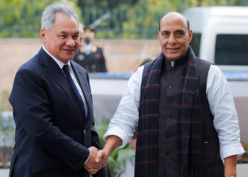 Telephonic conversation between Raksha Mantri Shri Rajnath Singh & Defence Minister of Russia Mr Sergei Shoigu