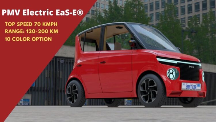 PMV Electric launches EaS-E electric microcar, bookings open