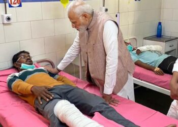 Modi Visits PM Morbi Bridge Collapse Site, Meets Injured Persons