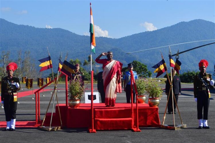 President of India in Sikkim; Attends Civic Reception Hosted by Government of Sikkim; Inaugurates/Lays Foundation Stone for Various Projects related to Education, Health, Road Infrastructure and Tourism