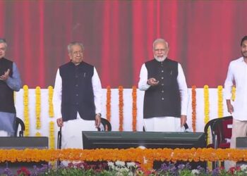 PM lays foundation stone and dedicates to the nation multiple projects worth over Rs 10,500 crores in Visakhapatnam, Andhra Pradesh