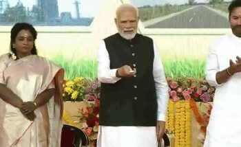 PM lays foundation stone & dedicates to the nation multiple projects worth over Rs 9500 crores at Ramagundam, Telangana